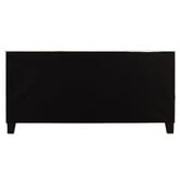 Mikasa Furniture White Makoto Faux Leather Bed Frame