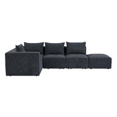 Mikasa Furniture Rhodes 3 Seater Modular Sofa Set with Ottoman
