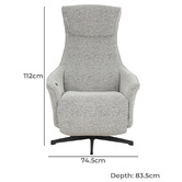 Mikasa Furniture Rhinoa Massage Recliner Armchair