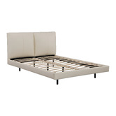 Mikasa Furniture Bentold Faux Leather Bed with LED