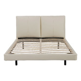 Mikasa Furniture Bentold Faux Leather Bed with LED