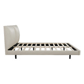 Mikasa Furniture Bentold Faux Leather Bed with LED