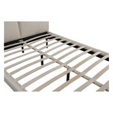 Mikasa Furniture Bentold Faux Leather Bed with LED