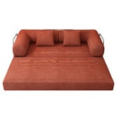 Mikasa Furniture Kiran 3 Seater Double Corduroy Compressed Sofa Bed