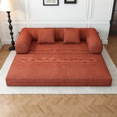 Mikasa Furniture Kiran 3 Seater Double Corduroy Compressed Sofa Bed