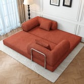 Mikasa Furniture Kiran 3 Seater Double Corduroy Compressed Sofa Bed