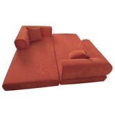Mikasa Furniture Kiran 3 Seater Double Corduroy Compressed Sofa Bed