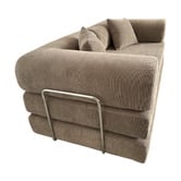 Mikasa Furniture Kiran 3 Seater Double Corduroy Compressed Sofa Bed