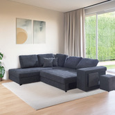 Mikasa Furniture Jagna 5 Seater Modular Sofa Bed with Chaise