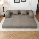 Mikasa Furniture Kiran 3 Seater Double Corduroy Compressed Sofa Bed