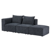 Mikasa Furniture Rhodes 3 Seater Modular Sofa Set with Ottoman
