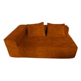 Mikasa Furniture Elio 5 Seater Corduroy Compressed Sofa with Right Chaise