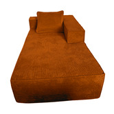 Mikasa Furniture Elio 5 Seater Corduroy Compressed Sofa with Right Chaise