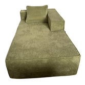 Mikasa Furniture Elio 5 Seater Corduroy Compressed Sofa with Right Chaise