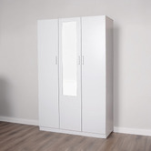 Mikasa Furniture Cheltenham 3 Door Mirrored Wardrobe