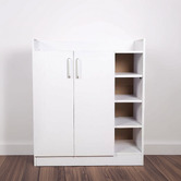 Mikasa Furniture White Iluka Shoe Cabinet
