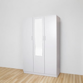 Mikasa Furniture Cheltenham 3 Door Mirrored Wardrobe