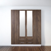 Mikasa Furniture Talinis Wardrobe With Mirrored Doors