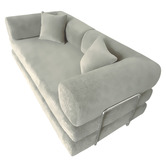Mikasa Furniture Kiran 3 Seater Double Corduroy Sofa Bed