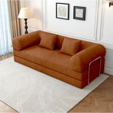 Mikasa Furniture Kiran 3 Seater Double Corduroy Compressed Sofa Bed