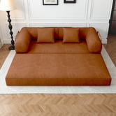 Mikasa Furniture Kiran 3 Seater Double Corduroy Compressed Sofa Bed