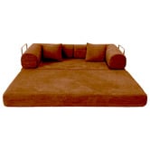 Mikasa Furniture Kiran 3 Seater Double Corduroy Compressed Sofa Bed
