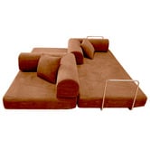 Mikasa Furniture Kiran 3 Seater Double Corduroy Compressed Sofa Bed
