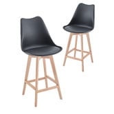 Mikasa Furniture 67.5cm Daphne Beech Wood Bar Stools