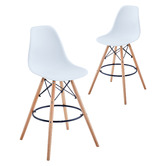 Mikasa Furniture 70cm Evelyn Beech Wood Bar Stools