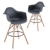 Mikasa Furniture 68.5cm Allison Beech Wood Bar Stools