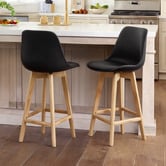 Mikasa Furniture 67.5cm Daphne Beech Wood Bar Stools