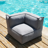 Mikasa Furniture Nevelson Outdoor Corner Lounge Chair