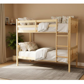Mikasa Furniture Karelia Pine Wood Single Bunk Bed