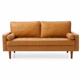 Mikasa Furniture Blackburn 2.5 Seater Faux Leather Sofa