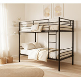 Mikasa Furniture Black Urban Metal Bunk Bed