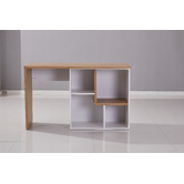 Mikasa Furniture Walnut &amp; White Torri Study Desk