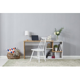 Mikasa Furniture Walnut &amp; White Torri Study Desk