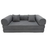 Mikasa Furniture Kiran 3 Seater Double Corduroy Compressed Sofa Bed