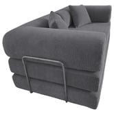Mikasa Furniture Kiran 3 Seater Double Corduroy Compressed Sofa Bed