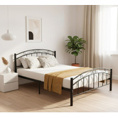 Mikasa Furniture Black Brooklyn Metal Bed