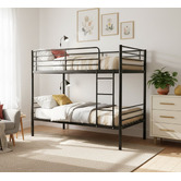 Mikasa Furniture Black Urban Metal Bunk Bed