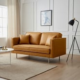 Mikasa Furniture Coogee 2 Seater Faux Leather Sofa