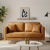 Mikasa Furniture Coogee 2 Seater Faux Leather Sofa