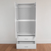 Mikasa Furniture Brooklyn 2 Door 2 Drawer Wardrobe