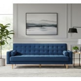 Mikasa Furniture Amelia Velvet Sofa Bed
