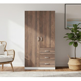 Mikasa Furniture 2 Tone Zetland Wardrobe with 3 Drawers