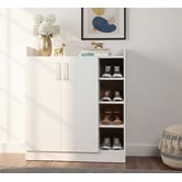 Mikasa Furniture White Iluka Shoe Cabinet