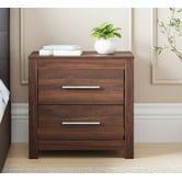 Mikasa Furniture Walnut Maddington Bedside Table