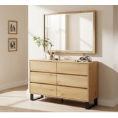 Mikasa Furniture Chantria Dresser with Mirror
