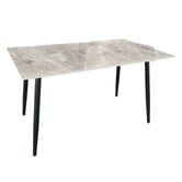 Mikasa Furniture Ildar Marble-Look Dining Table